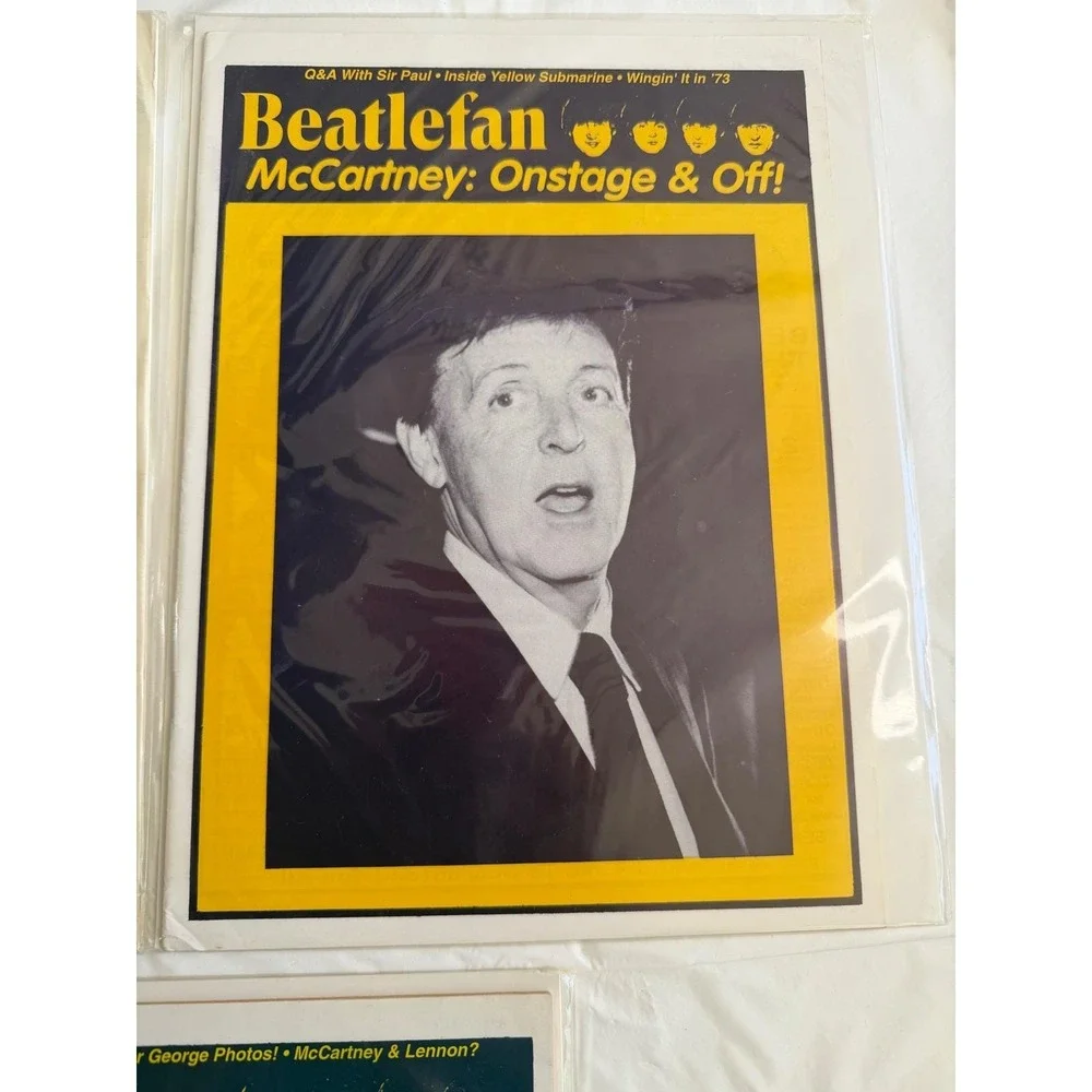 Beatlefan Magazine Lot Paul McCartney 1990 World Tour Onstage Off Talks 3 Issues